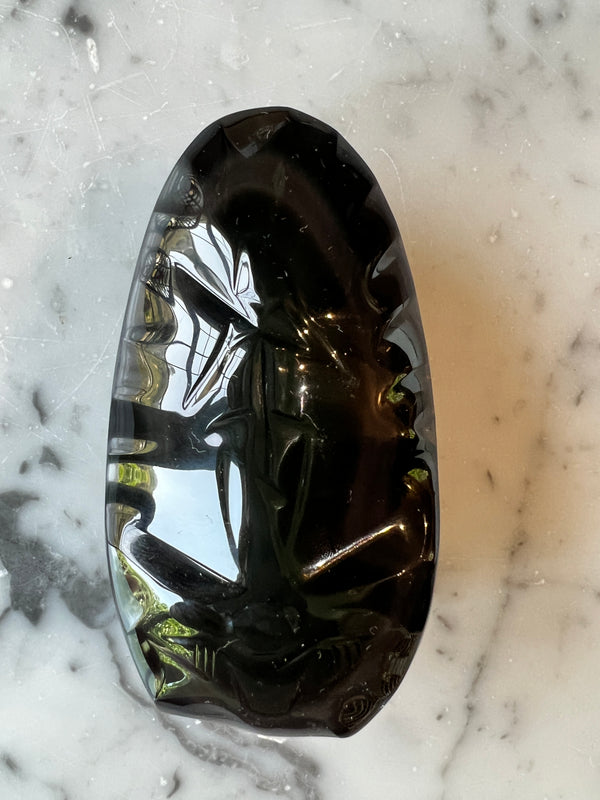 Divine Mother Carving Rainbow Obsidian 280(1)