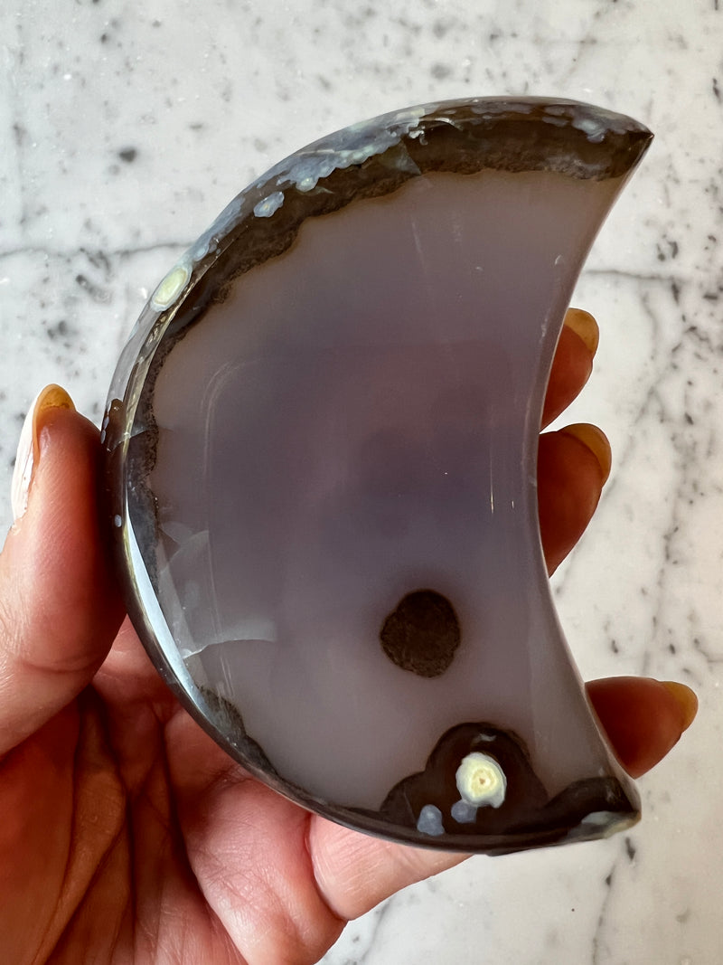 Agate Crescent Moon (2)