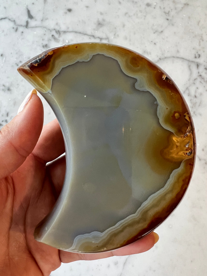 Agate Crescent Moon (5)