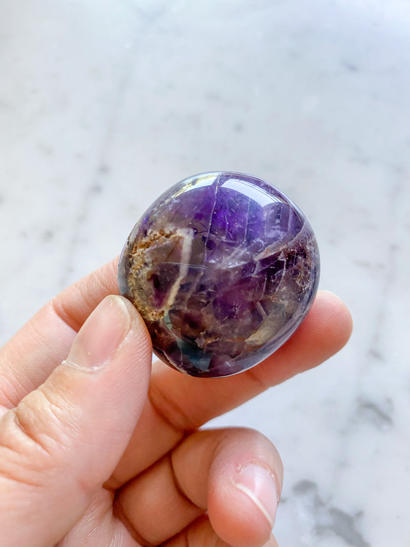Amethyst from Morocco (palm stone)