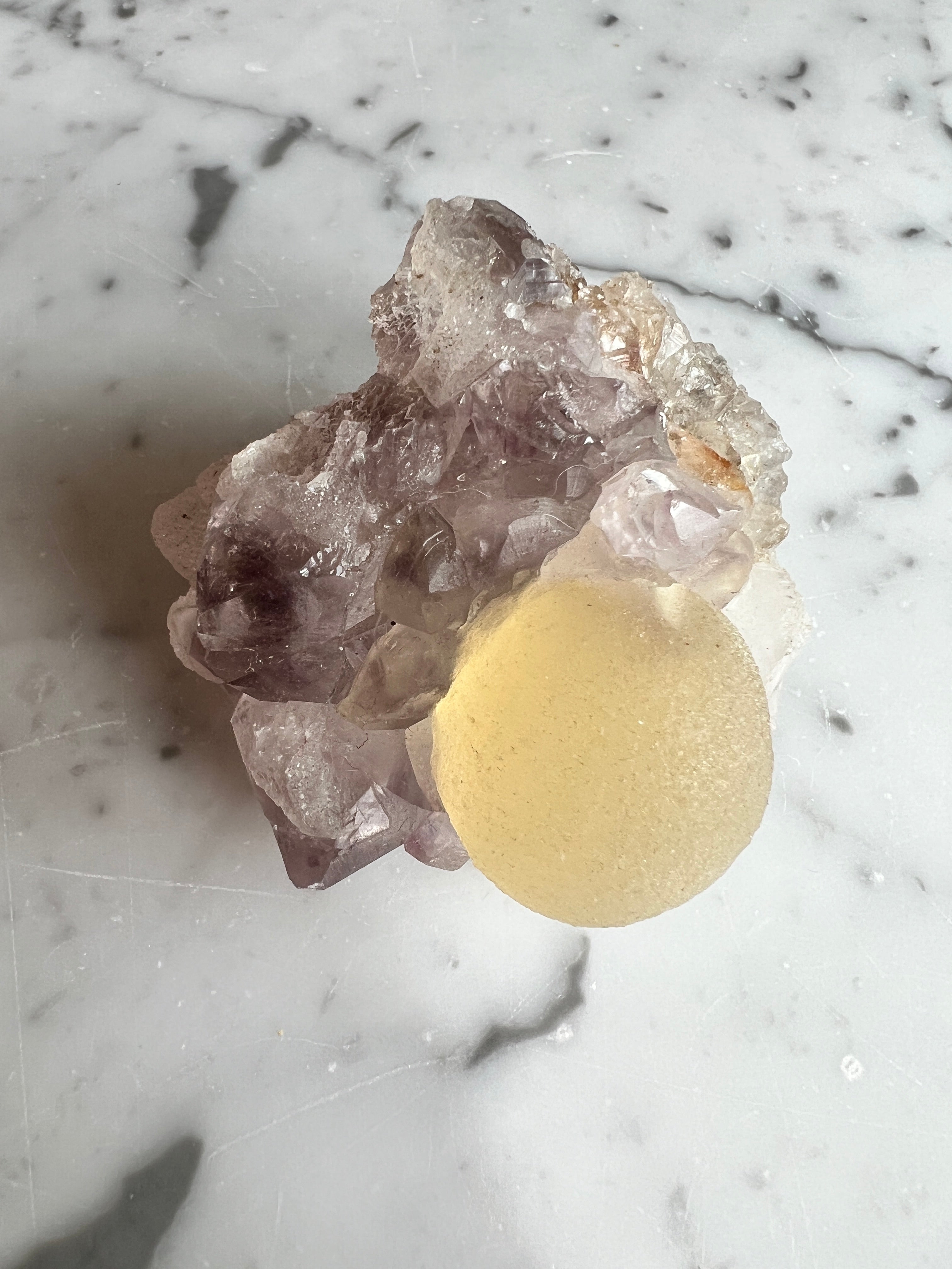 Giacimento Di Cristalli Di Rocca E Fluorite Rosa Trovato Durante Lo - Foto 2