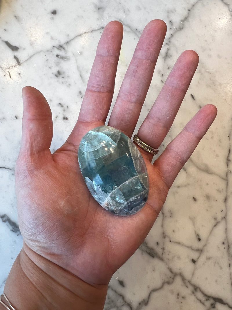 Fluorite from Mexico (palm stone)
