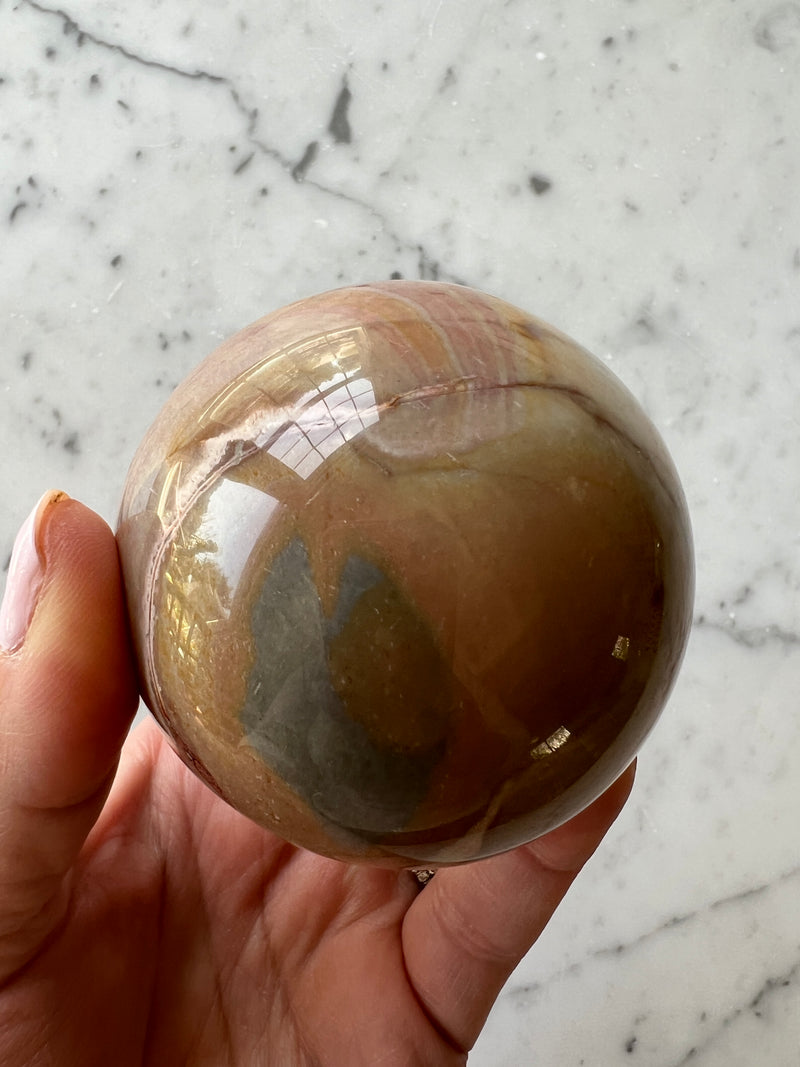 Polychrome Jasper sphere P5