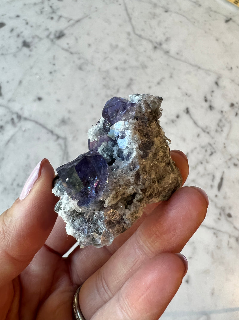 Raw Purple Fluorite 80