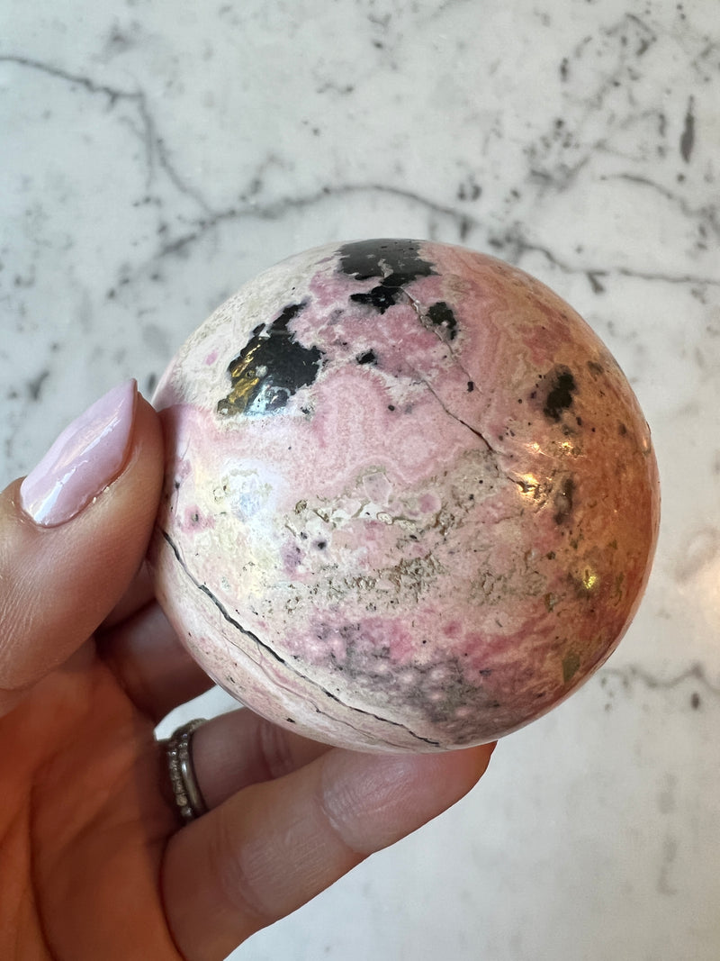 Rhodonite sphere 1