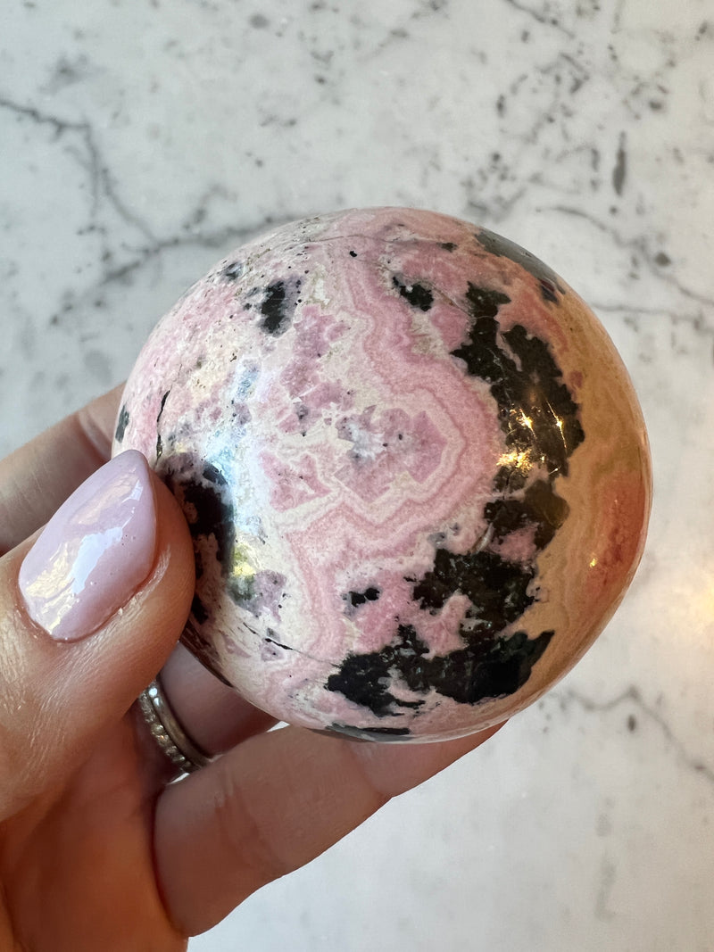 Rhodonite sphere 1