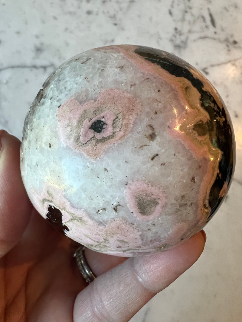 Rhodonite sphere 4