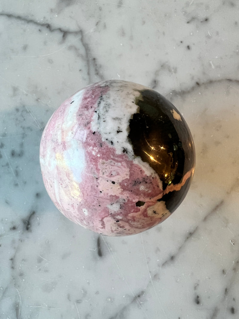 Rhodonite sphere 5