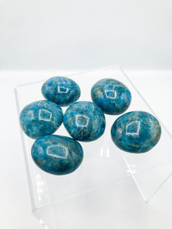 Blue Apatite Palm Stone